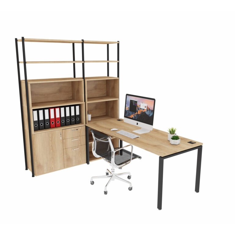 Backdrop Desk with Storage Diamond Office